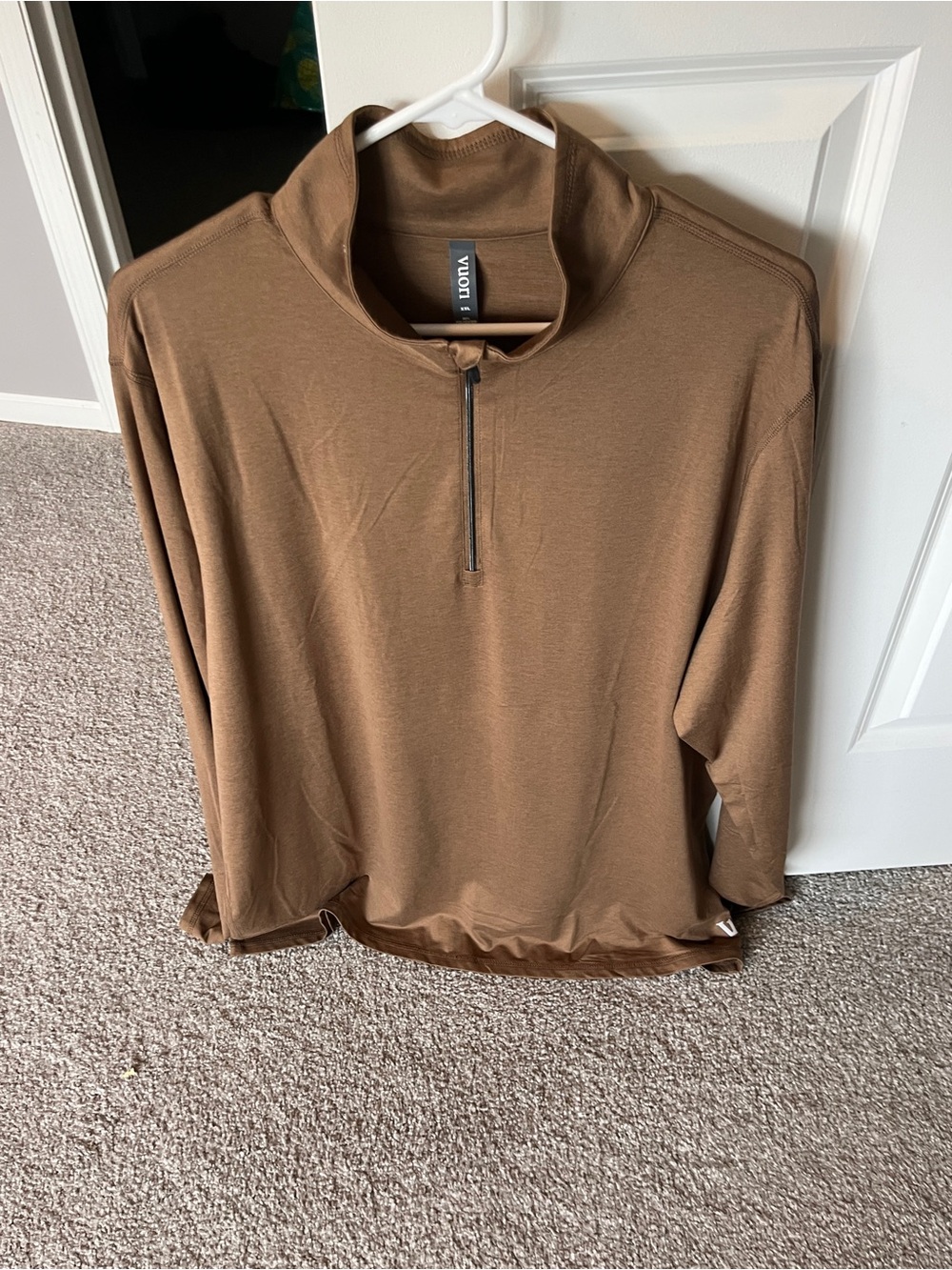 Vuori Men's Ease Performance Half-Zip Pullover - Camel
